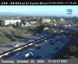 SB 805 at El Cajon Blvd (On Ramp)