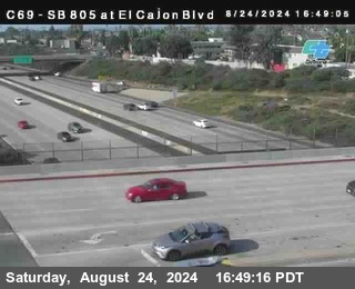 SB 805 at El Cajon Blvd (On Ramp)