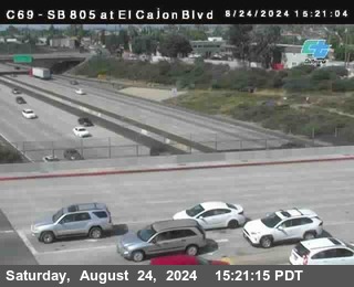 SB 805 at El Cajon Blvd (On Ramp)