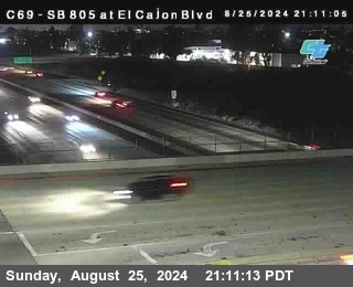 SB 805 at El Cajon Blvd (On Ramp)