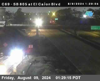 SB 805 at El Cajon Blvd (On Ramp)