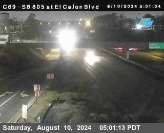 SB 805 at El Cajon Blvd (On Ramp)