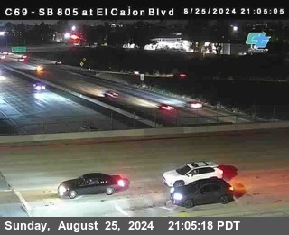 SB 805 at El Cajon Blvd (On Ramp)