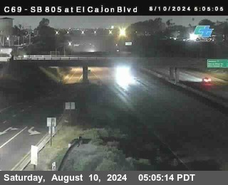 SB 805 at El Cajon Blvd (On Ramp)