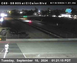 SB 805 at El Cajon Blvd (On Ramp)