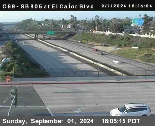 SB 805 at El Cajon Blvd (On Ramp)