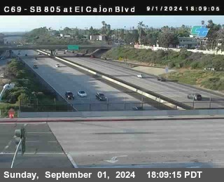 SB 805 at El Cajon Blvd (On Ramp)