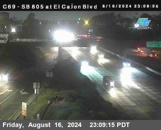 SB 805 at El Cajon Blvd (On Ramp)