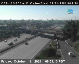 SB 805 at El Cajon Blvd (On Ramp)