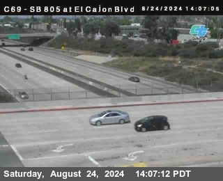 SB 805 at El Cajon Blvd (On Ramp)