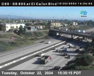 SB 805 at El Cajon Blvd (On Ramp)