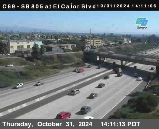 SB 805 at El Cajon Blvd (On Ramp)