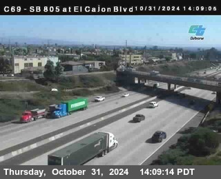 SB 805 at El Cajon Blvd (On Ramp)