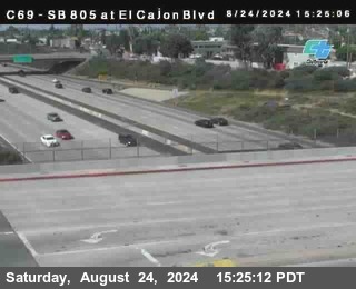 SB 805 at El Cajon Blvd (On Ramp)