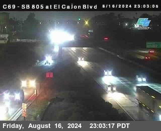 SB 805 at El Cajon Blvd (On Ramp)