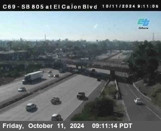 SB 805 at El Cajon Blvd (On Ramp)