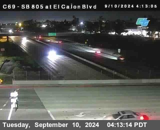 SB 805 at El Cajon Blvd (On Ramp)