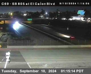 SB 805 at El Cajon Blvd (On Ramp)