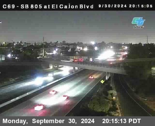 SB 805 at El Cajon Blvd (On Ramp)