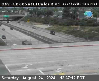 SB 805 at El Cajon Blvd (On Ramp)