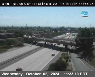 SB 805 at El Cajon Blvd (On Ramp)