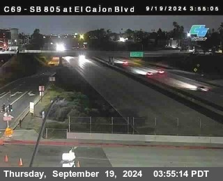 SB 805 at El Cajon Blvd (On Ramp)