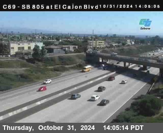 SB 805 at El Cajon Blvd (On Ramp)