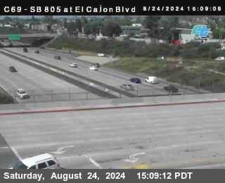 SB 805 at El Cajon Blvd (On Ramp)