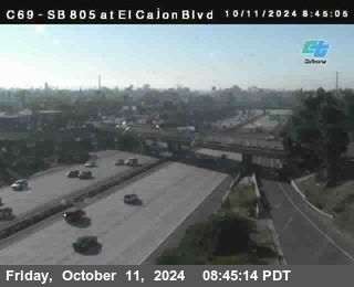 SB 805 at El Cajon Blvd (On Ramp)