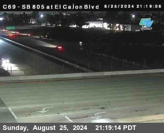 SB 805 at El Cajon Blvd (On Ramp)