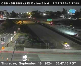 SB 805 at El Cajon Blvd (On Ramp)