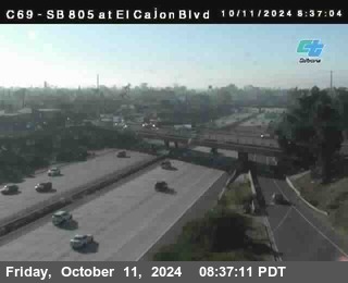 SB 805 at El Cajon Blvd (On Ramp)