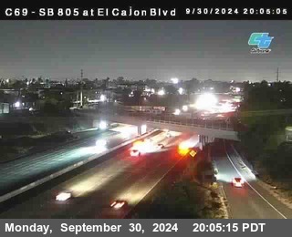 SB 805 at El Cajon Blvd (On Ramp)