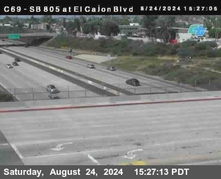 SB 805 at El Cajon Blvd (On Ramp)