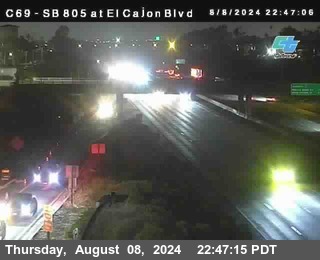 SB 805 at El Cajon Blvd (On Ramp)