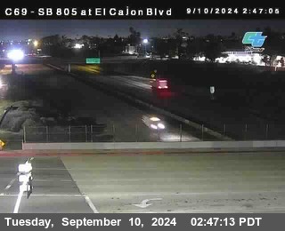 SB 805 at El Cajon Blvd (On Ramp)