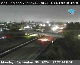 SB 805 at El Cajon Blvd (On Ramp)