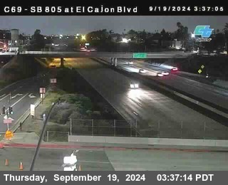 SB 805 at El Cajon Blvd (On Ramp)