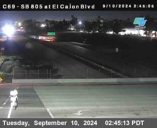 SB 805 at El Cajon Blvd (On Ramp)