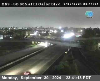 SB 805 at El Cajon Blvd (On Ramp)