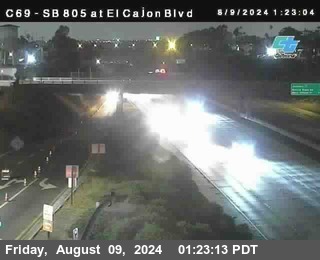 SB 805 at El Cajon Blvd (On Ramp)