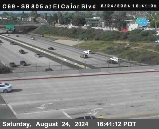 SB 805 at El Cajon Blvd (On Ramp)