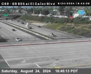 SB 805 at El Cajon Blvd (On Ramp)