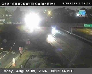 SB 805 at El Cajon Blvd (On Ramp)