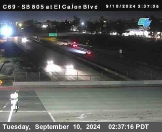 SB 805 at El Cajon Blvd (On Ramp)