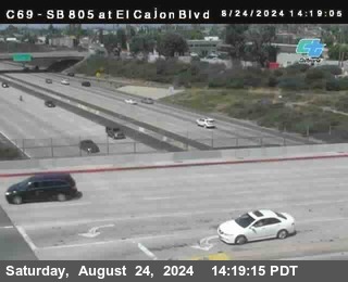 SB 805 at El Cajon Blvd (On Ramp)