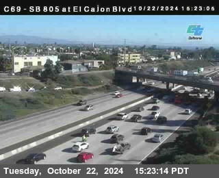 SB 805 at El Cajon Blvd (On Ramp)