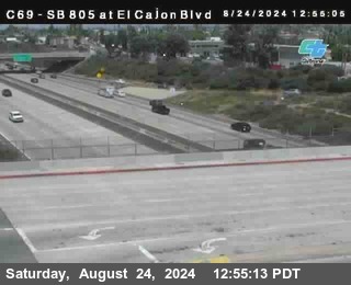 SB 805 at El Cajon Blvd (On Ramp)