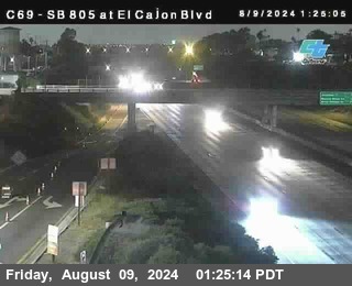 SB 805 at El Cajon Blvd (On Ramp)