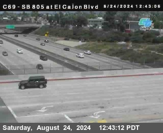 SB 805 at El Cajon Blvd (On Ramp)